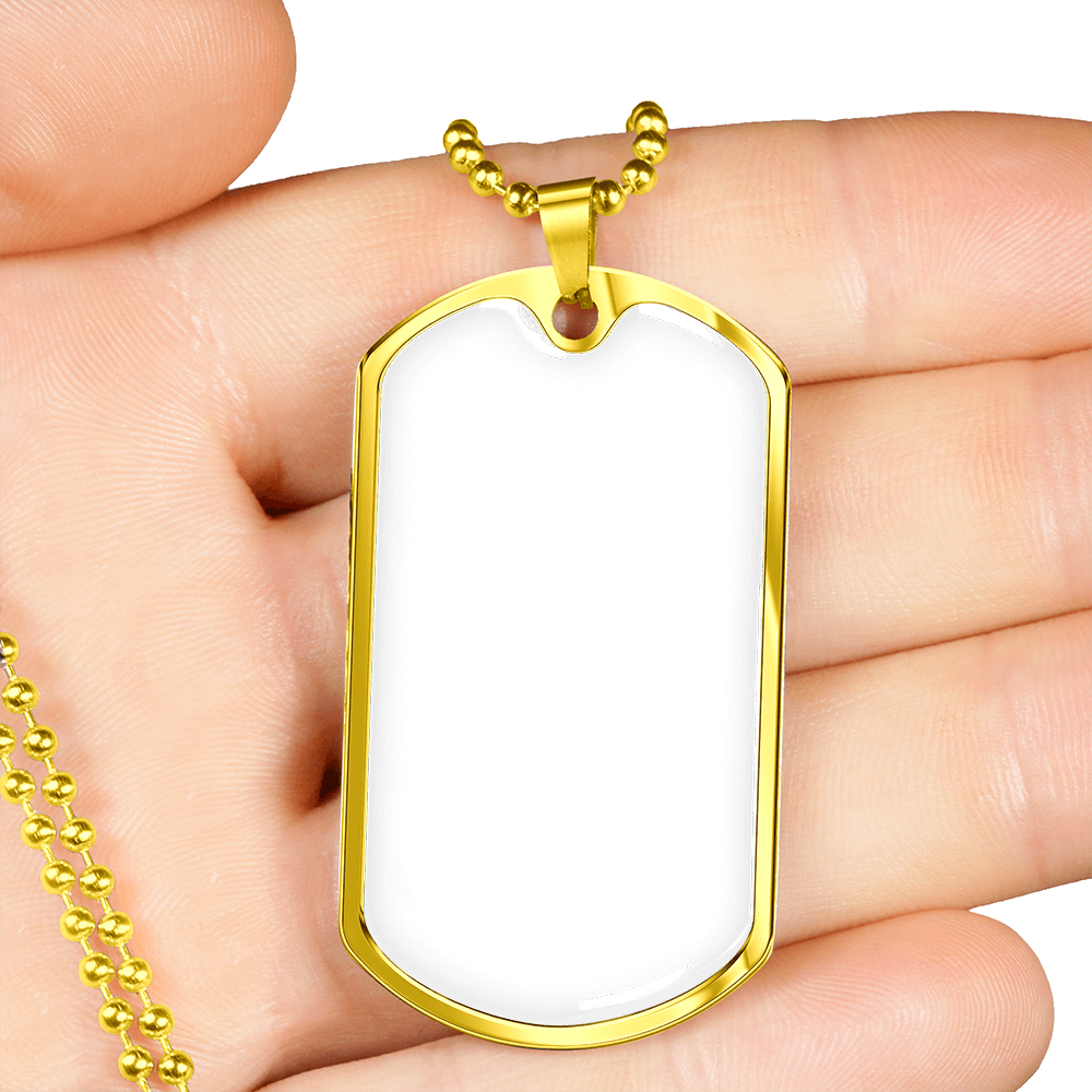 Something To Remember - Dog Tag Necklace with Engraving- SALLE!!