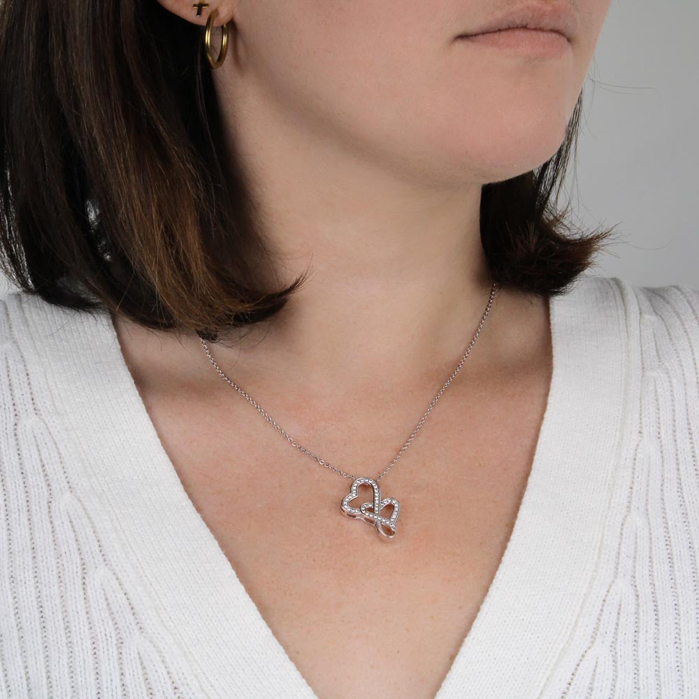 Heart-to-Heart Pendant Necklace  - Elegant Gift for Her