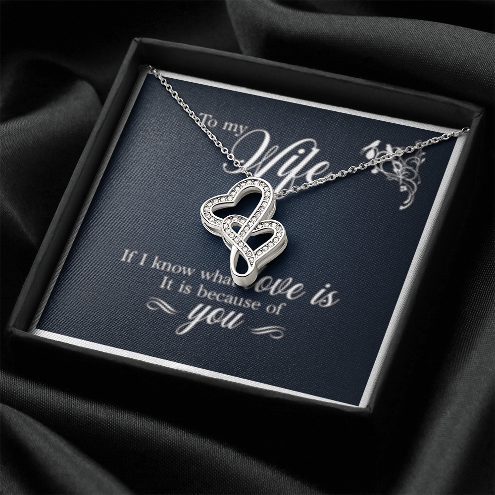 Heart-to-Heart Pendant Necklace  - Elegant Gift for Her