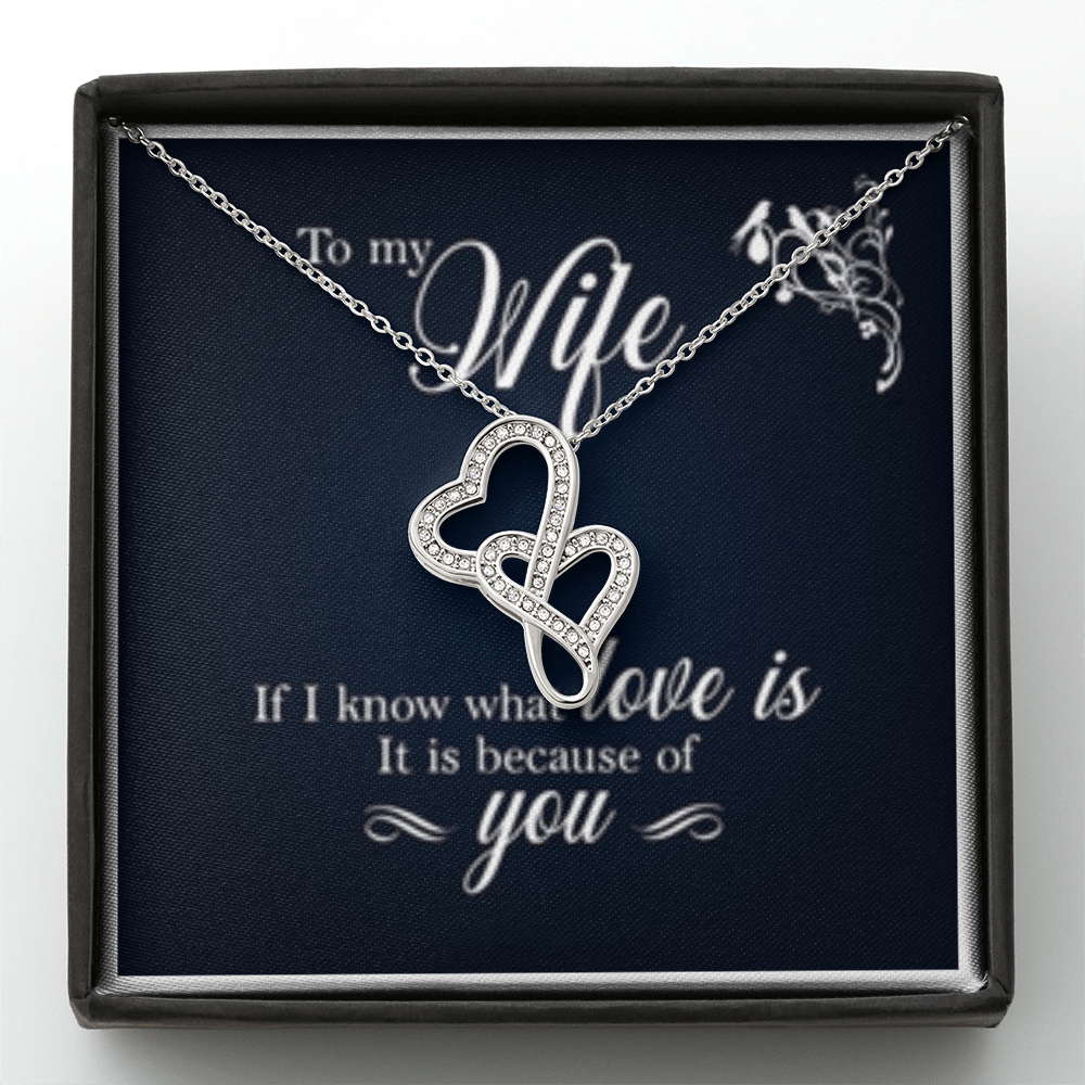 Heart-to-Heart Pendant Necklace  - Elegant Gift for Her