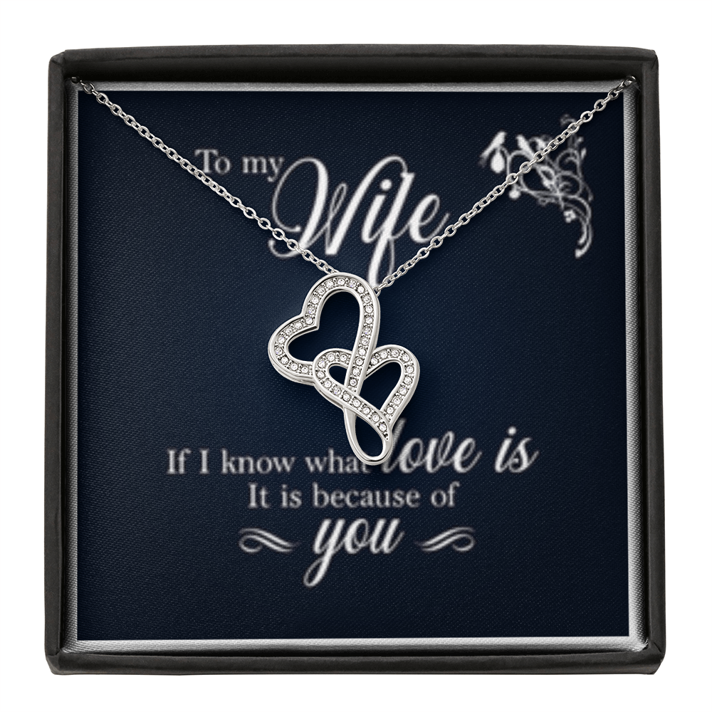 Heart-to-Heart Pendant Necklace  - Elegant Gift for Her