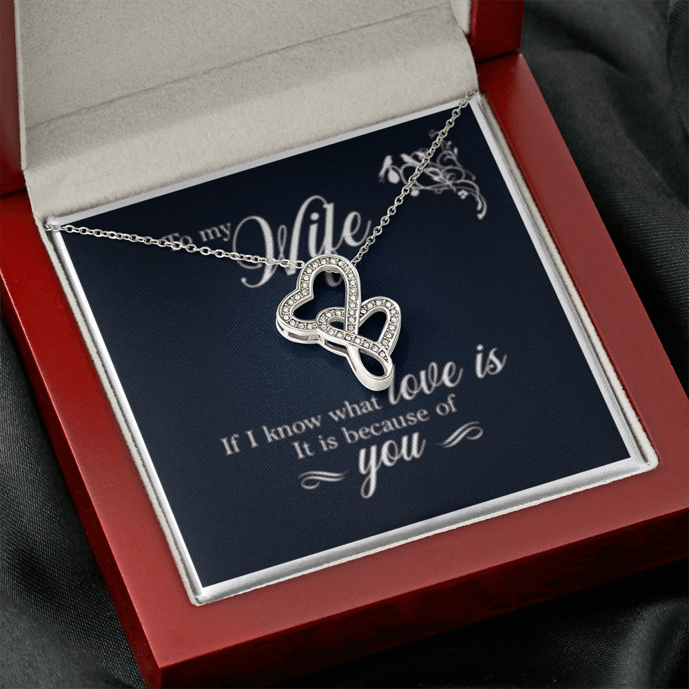 Heart-to-Heart Pendant Necklace  - Elegant Gift for Her