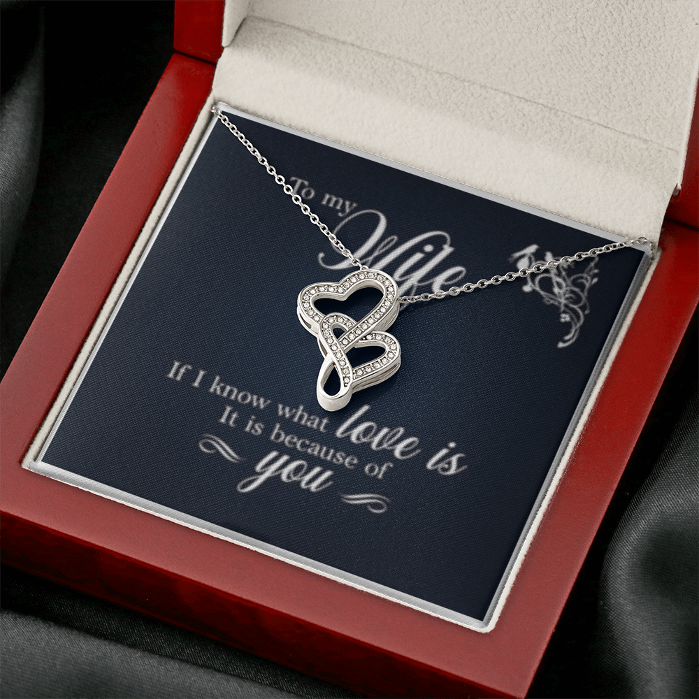 Heart-to-Heart Pendant Necklace  - Elegant Gift for Her