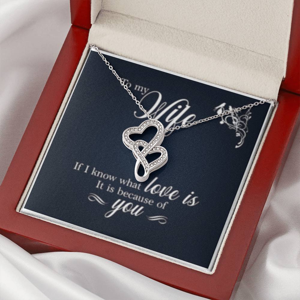 Heart-to-Heart Pendant Necklace  - Elegant Gift for Her