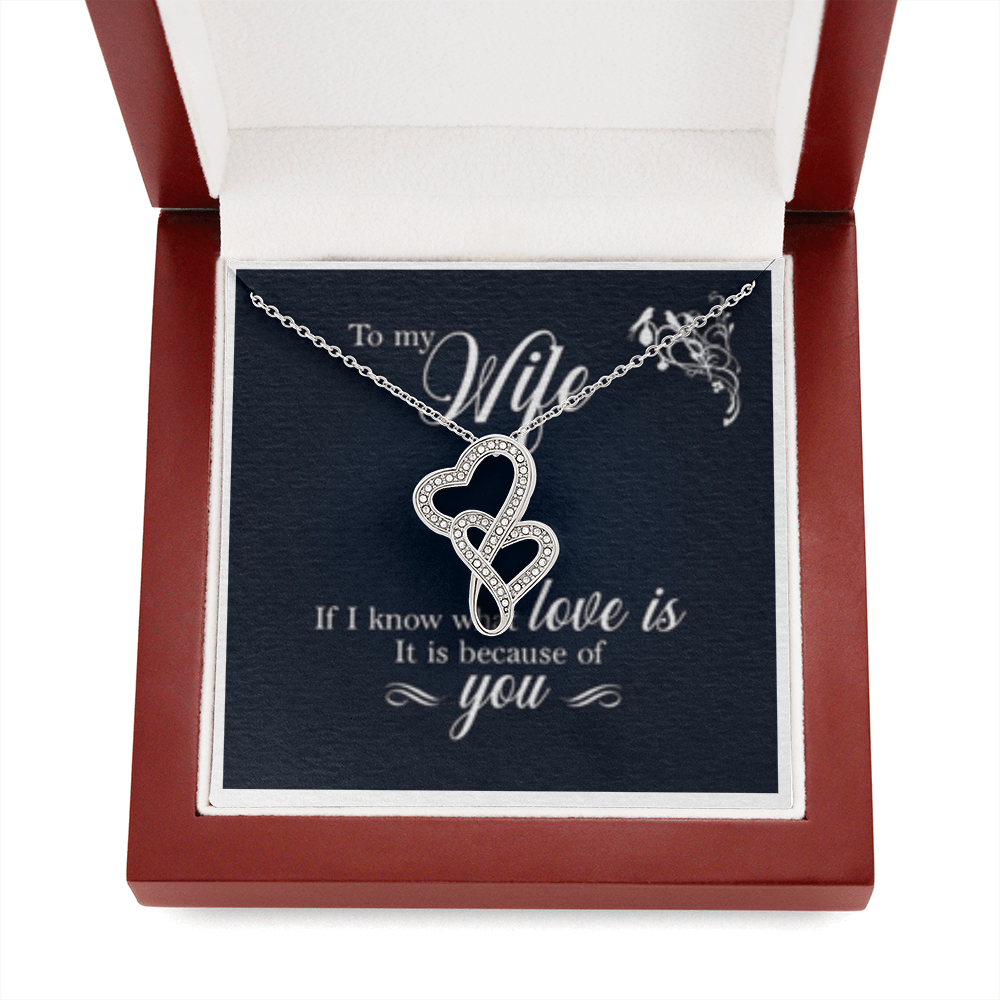 Heart-to-Heart Pendant Necklace  - Elegant Gift for Her