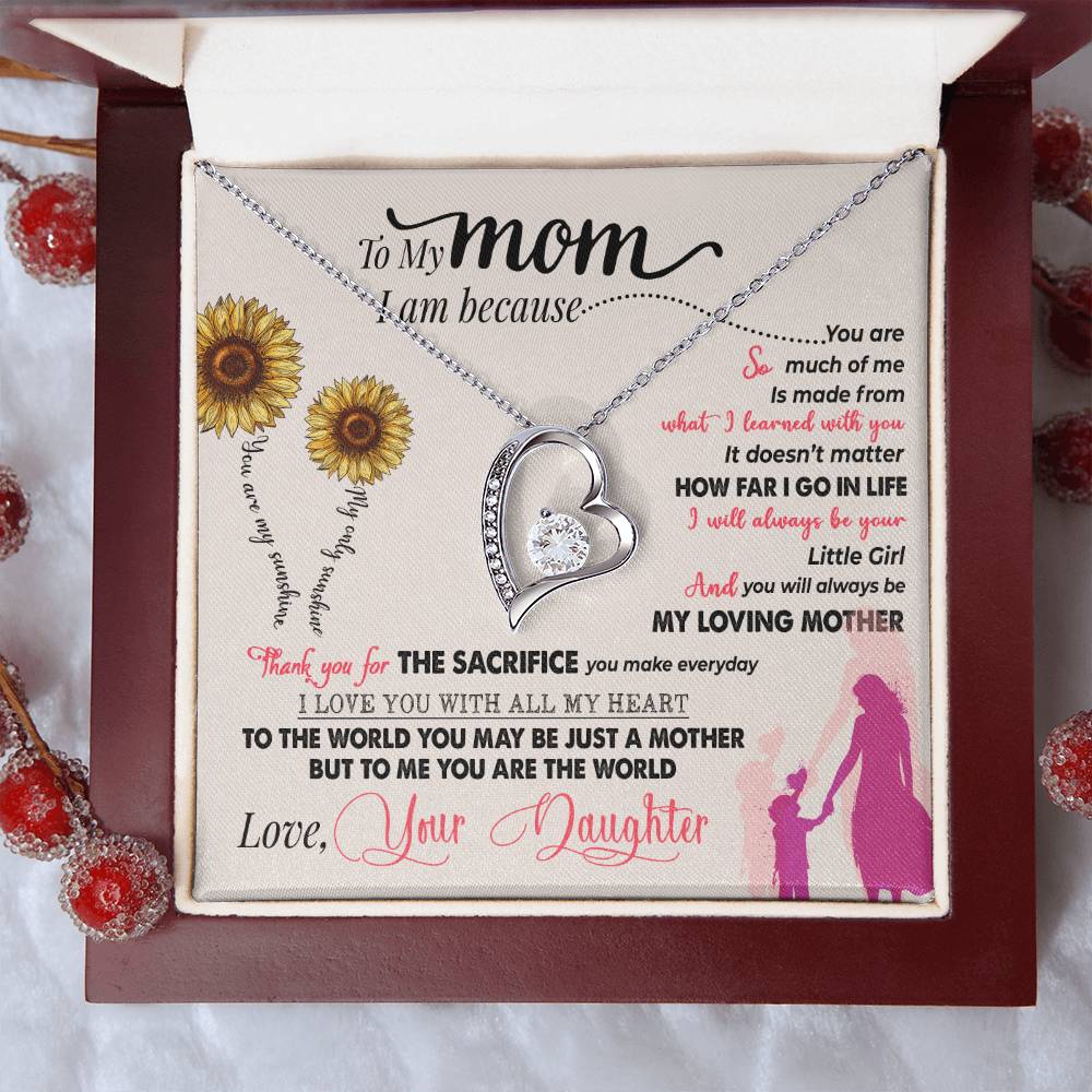 You Are My Sunshine - Forever Love Necklace - GOLD FINISH