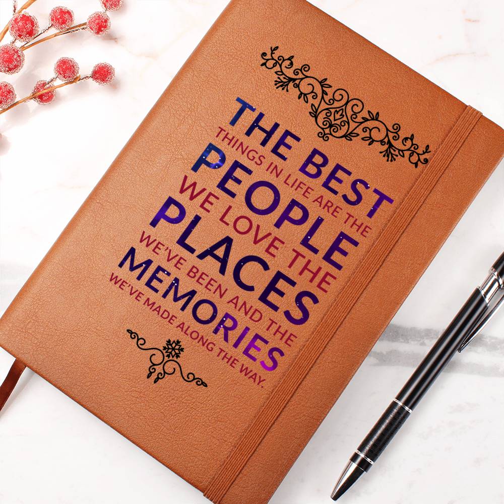 People, Places, Memories - Leather Journal
