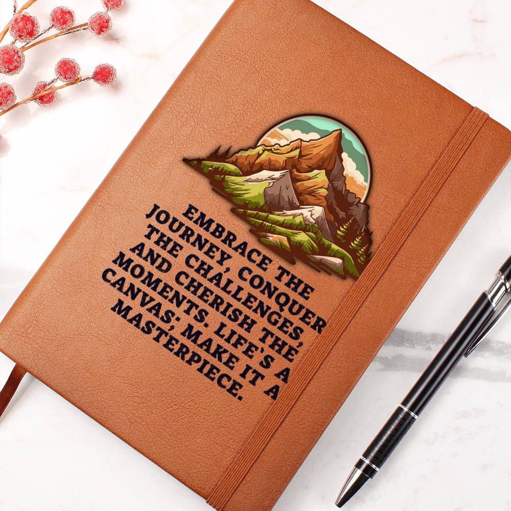 Embrace the Journey - Vegan Leather Journal