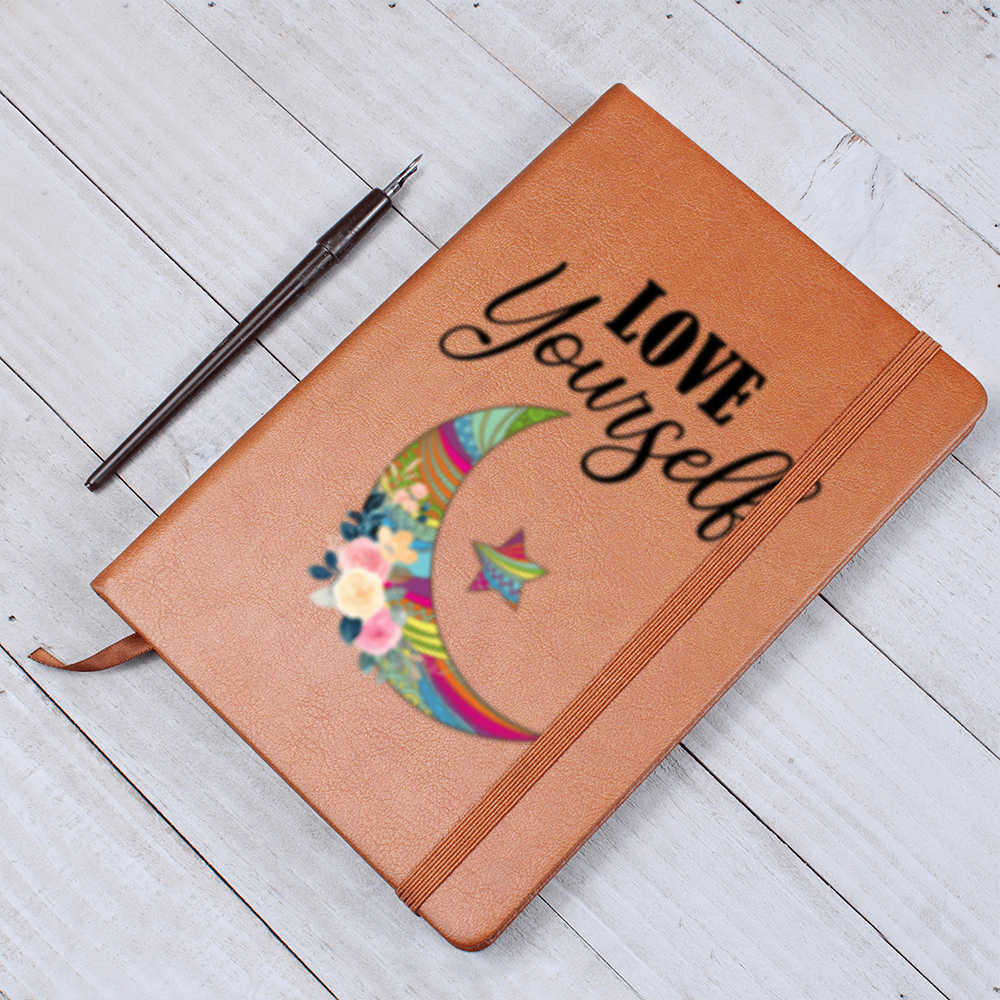 Love your Self- Leather Graphic Journal