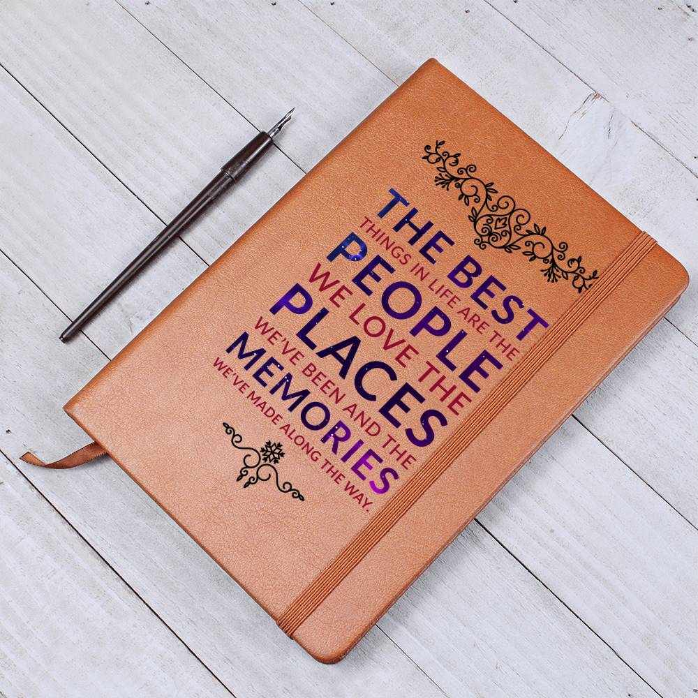 People, Places, Memories - Leather Journal