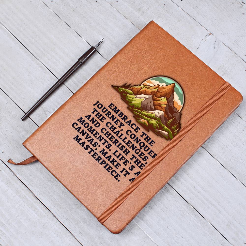 Embrace the Journey - Vegan Leather Journal