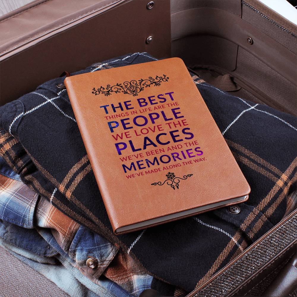People, Places, Memories - Leather Journal