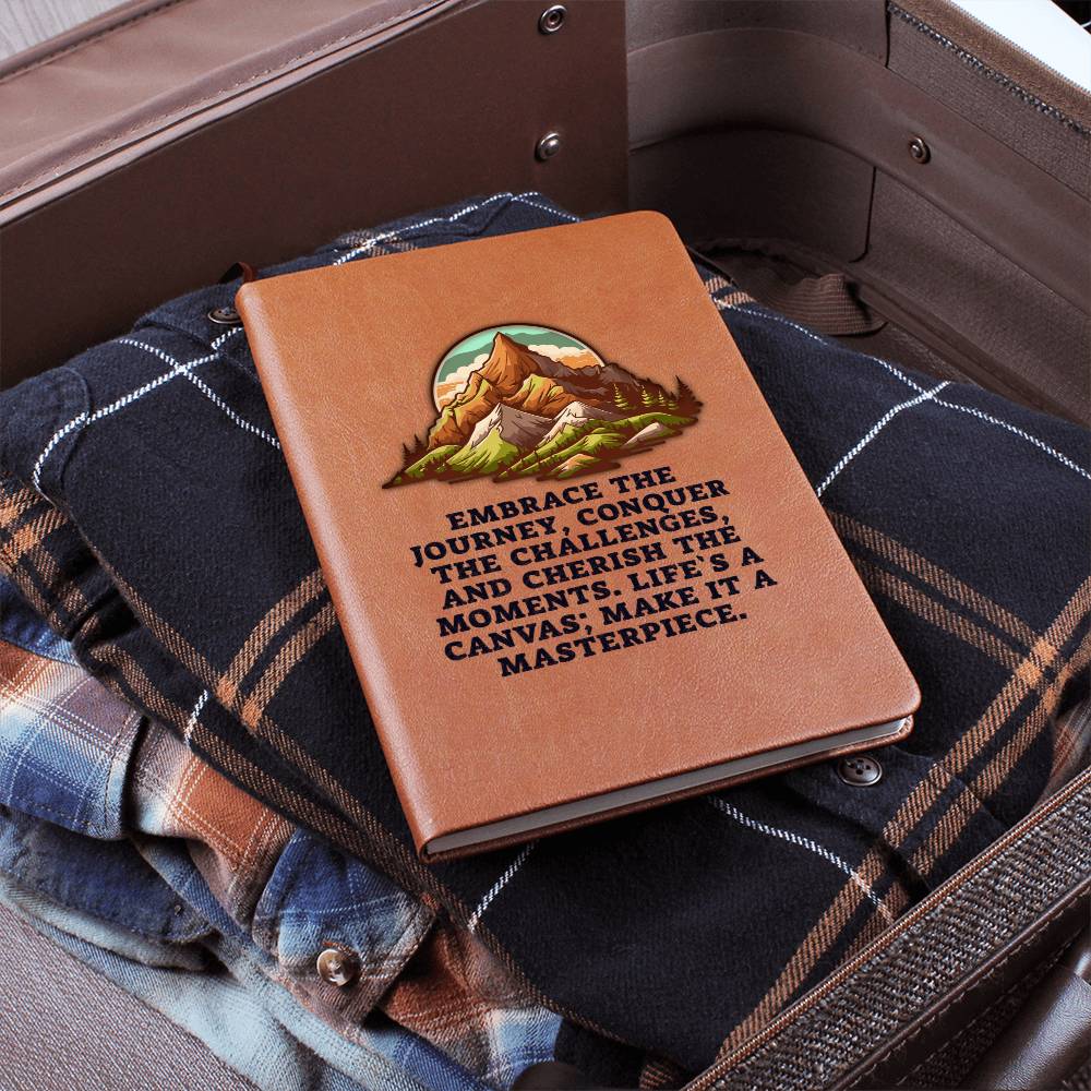 Embrace the Journey - Vegan Leather Journal