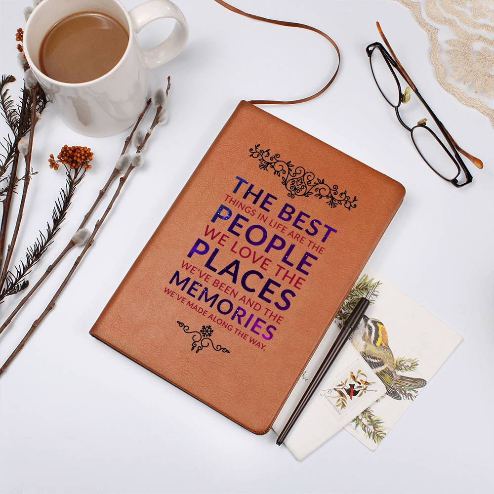 People, Places, Memories - Leather Journal