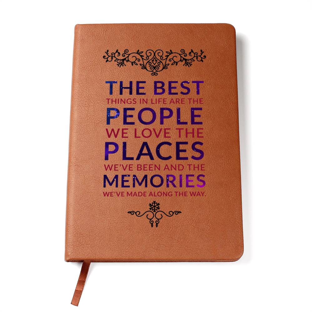 People, Places, Memories - Leather Journal