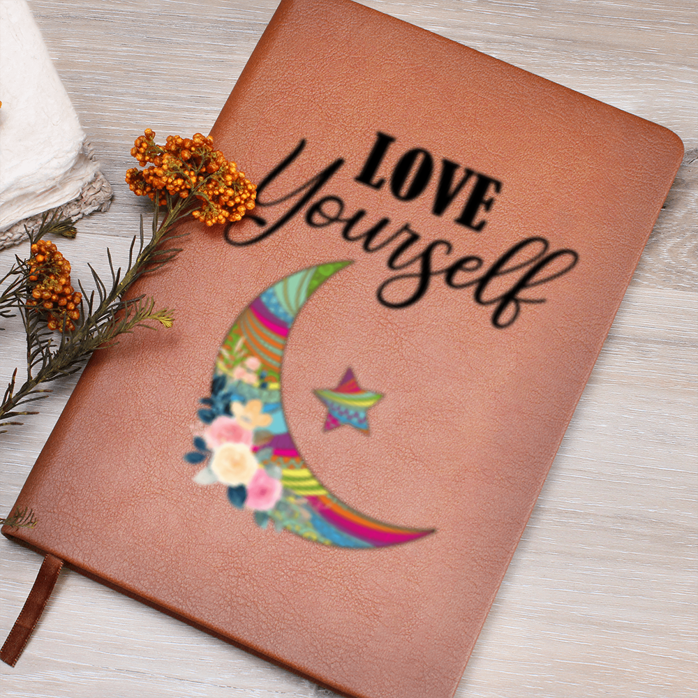 Love your Self- Leather Graphic Journal