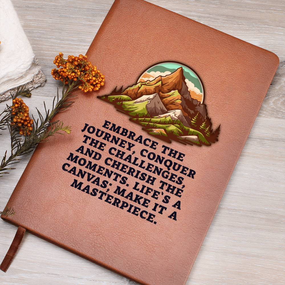 Embrace the Journey - Vegan Leather Journal