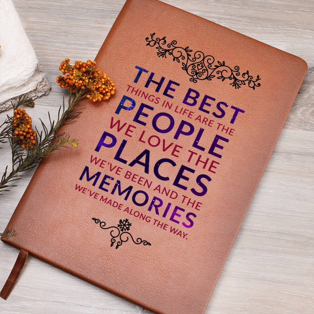 People, Places, Memories - Leather Journal