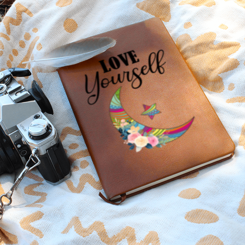 Love your Self- Leather Graphic Journal