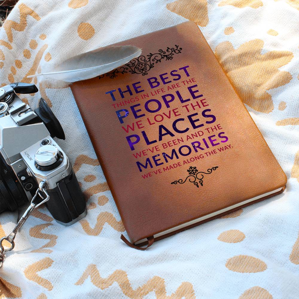 People, Places, Memories - Leather Journal