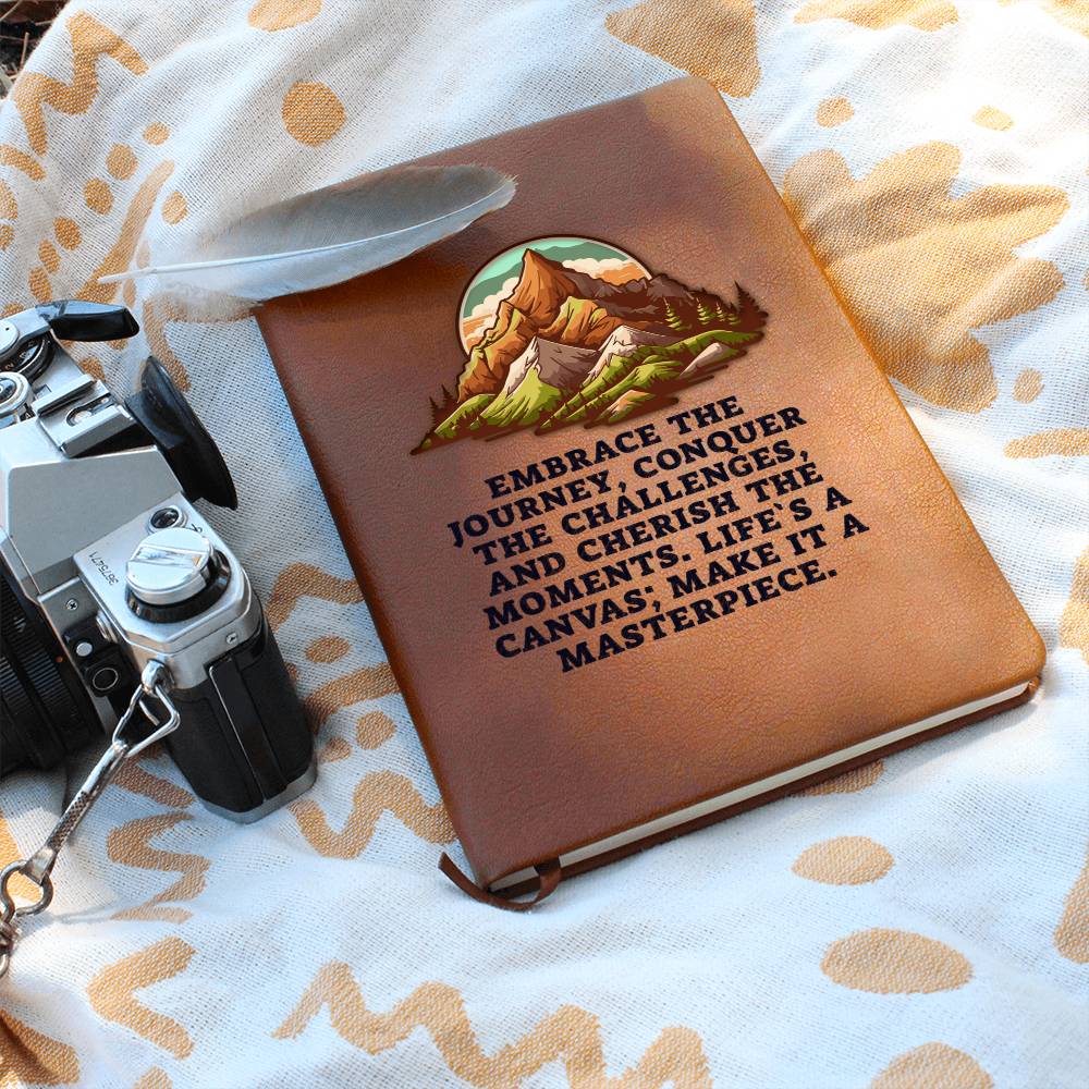 Embrace the Journey - Vegan Leather Journal