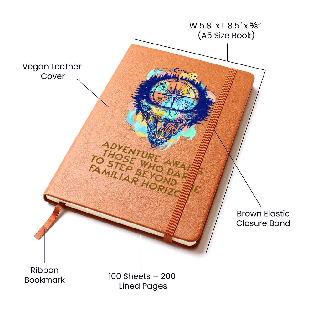 Adventure Awaits - Leather Journal
