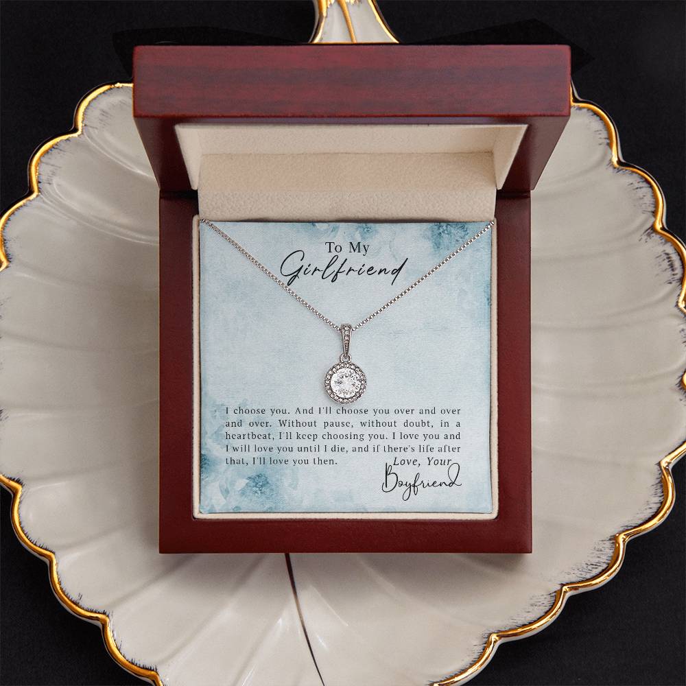 To My Girlfriend - Eternal Hope Necklace- GOLD FINSIH