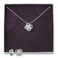 Love Knot Necklace & Earring Set - SALE!