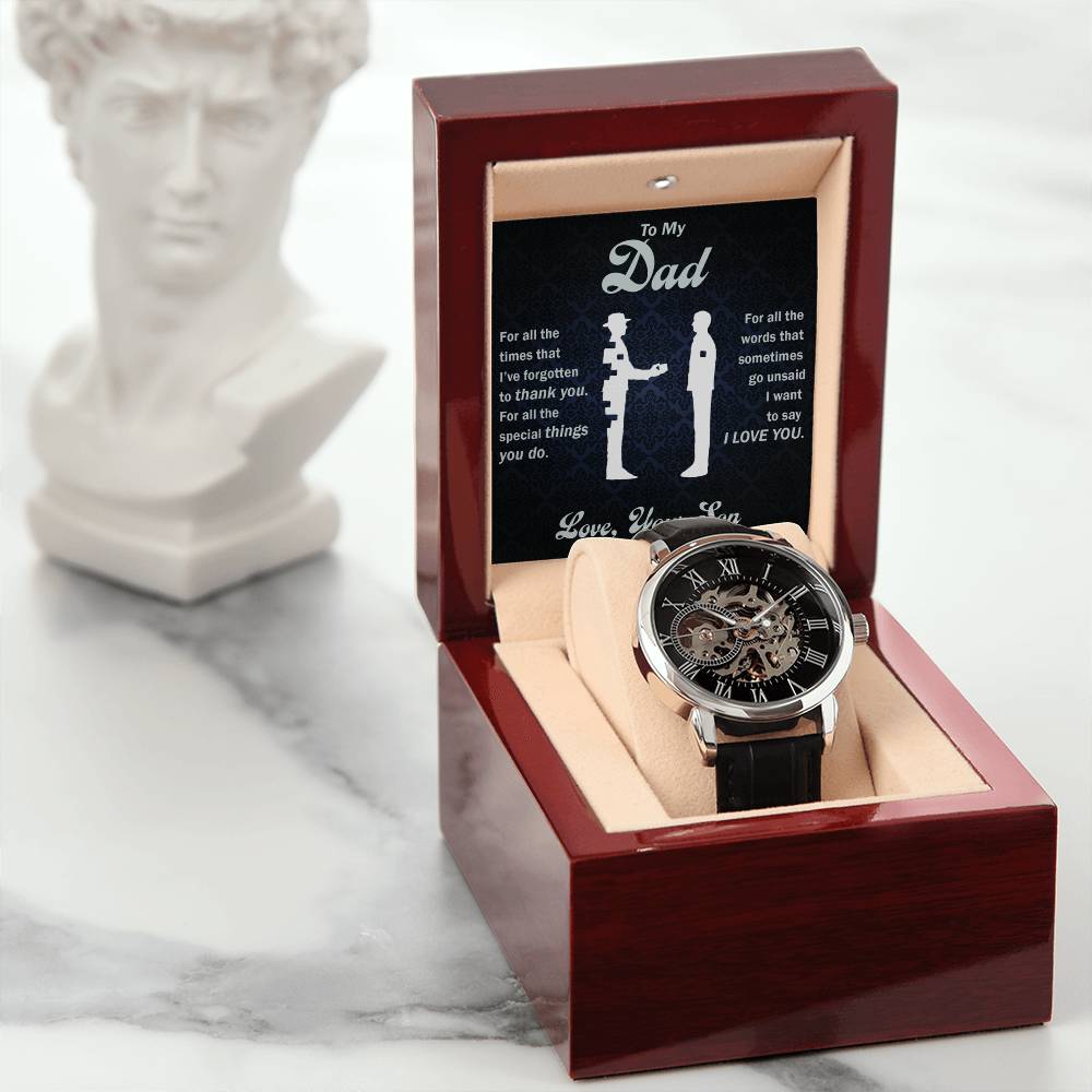 For all That You Do DAD - Openwork Watch - Automatic - SALE!!!