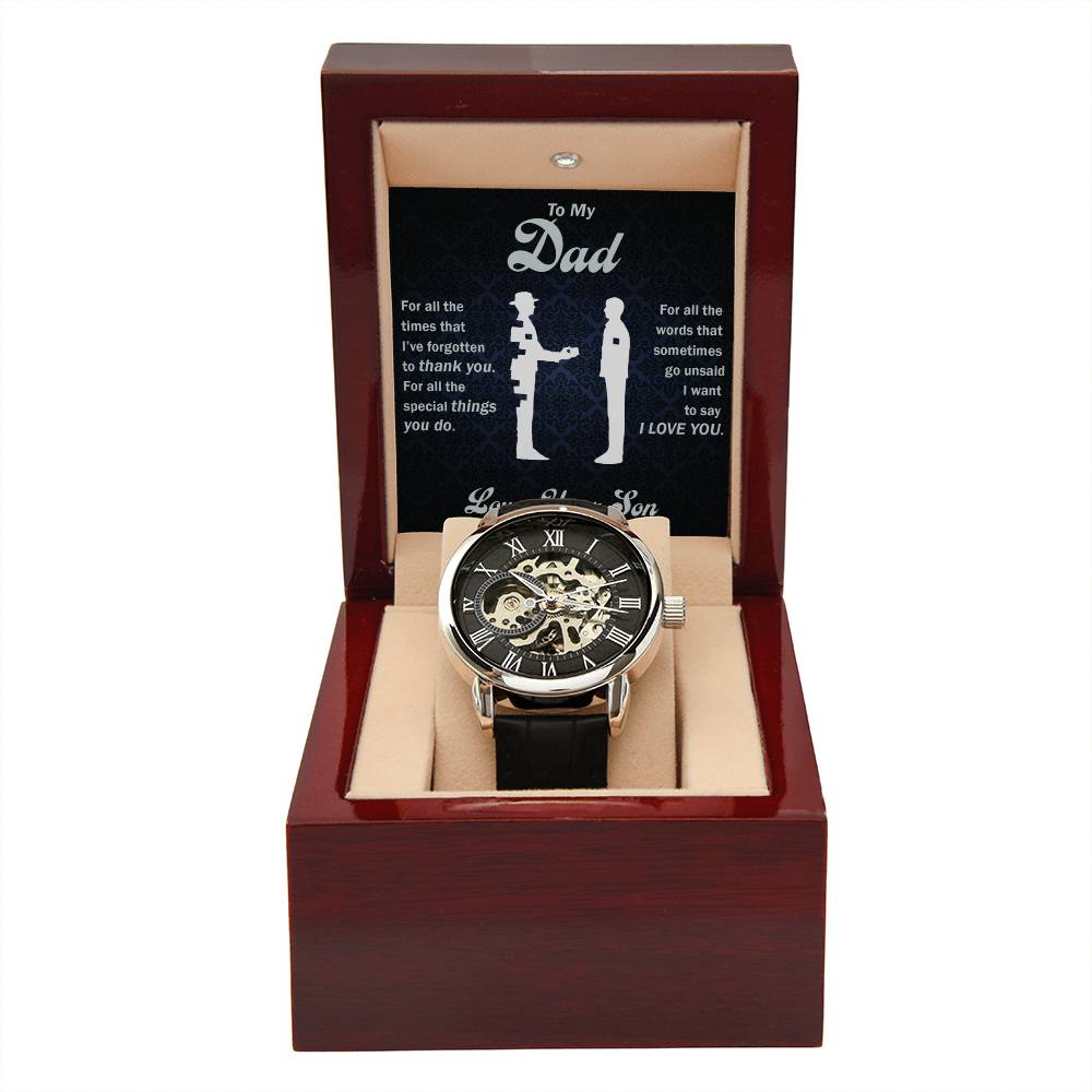 For all That You Do DAD - Openwork Watch - Automatic - SALE!!!