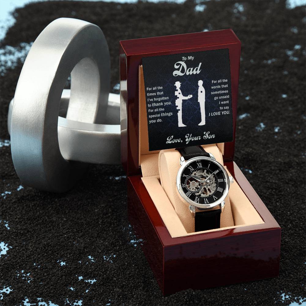 For all That You Do DAD - Openwork Watch - Automatic - SALE!!!