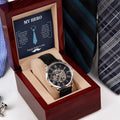 My Hero Dad - Openwork Watch- Automatic - SALE!