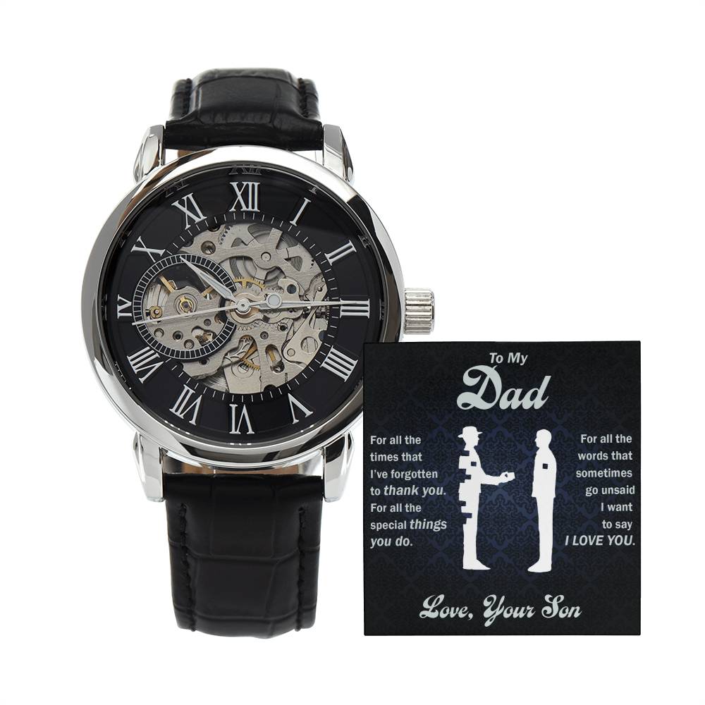 For all That You Do DAD - Openwork Watch - Automatic - SALE!!!
