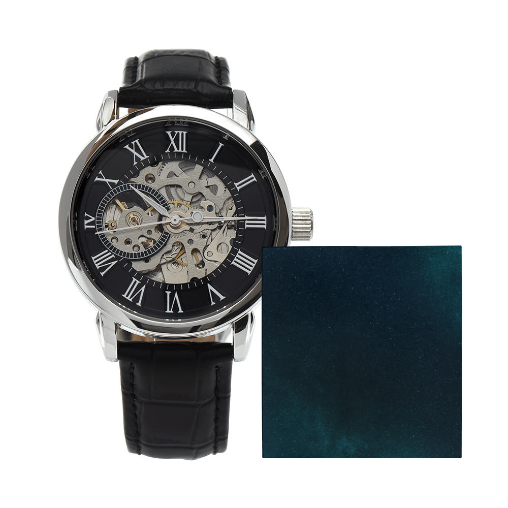 Openwork Watch - Runs on motion - For Men - SALE!