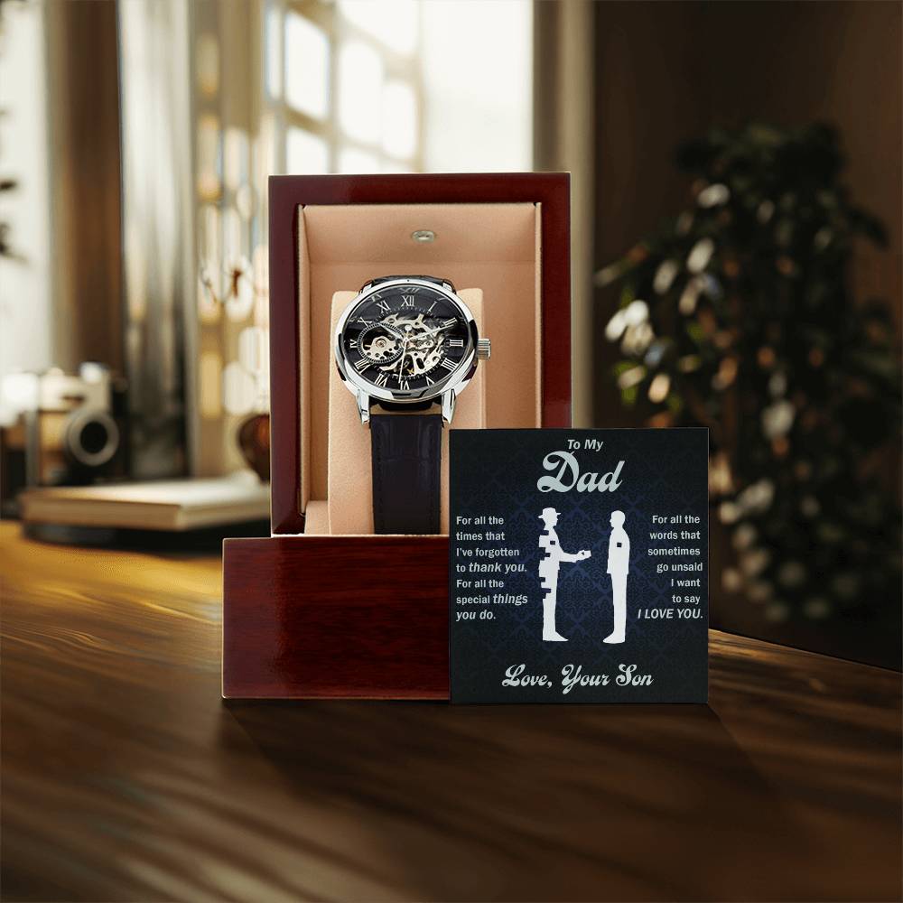 For all That You Do DAD - Openwork Watch - Automatic - SALE!!!