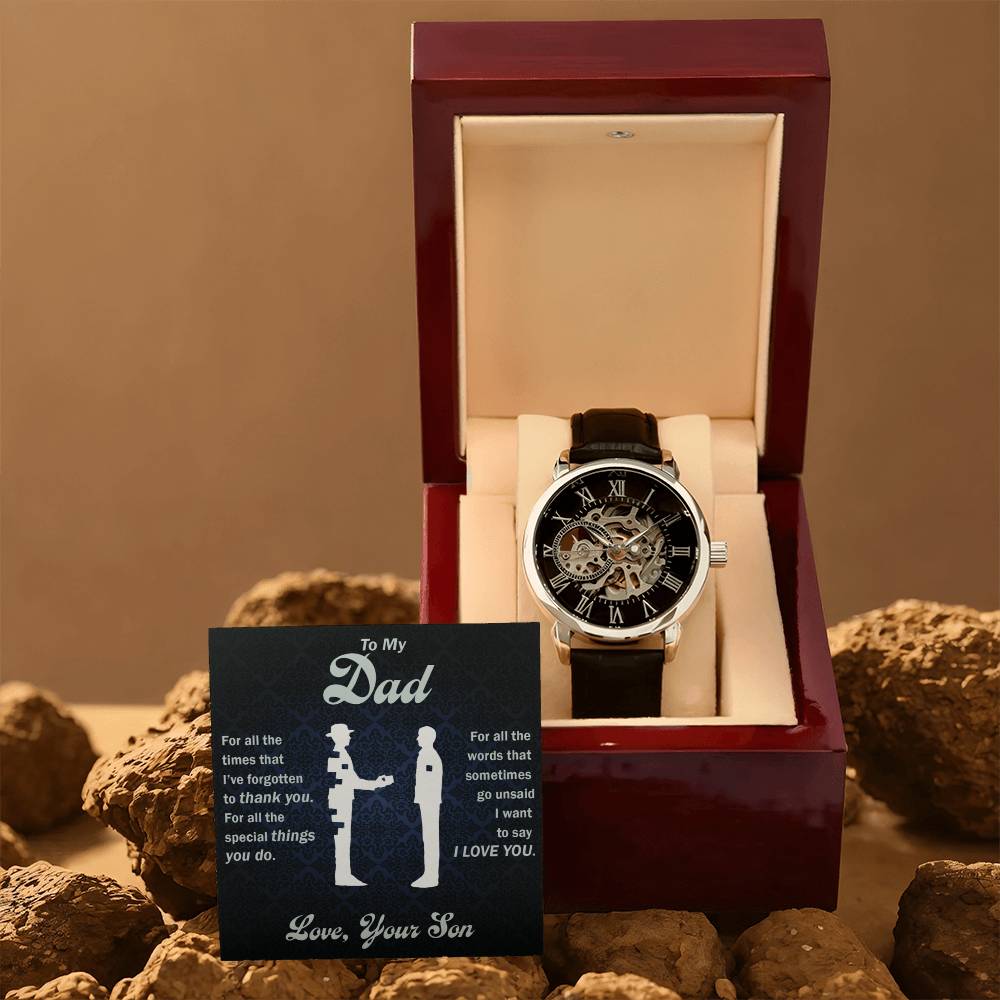 For all That You Do DAD - Openwork Watch - Automatic - SALE!!!