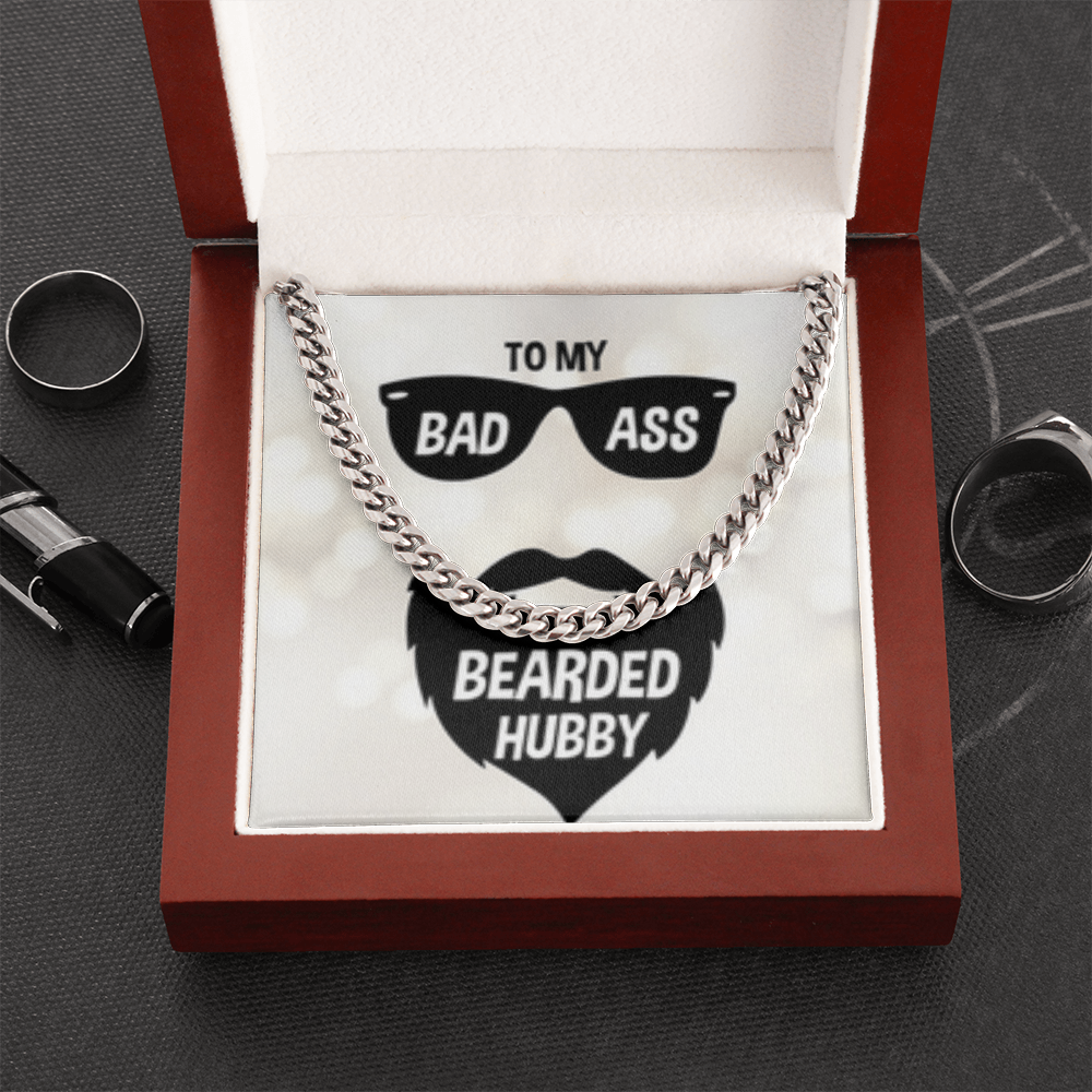 Bad Ass Bearded Hubby - Cuban Link Chain