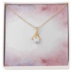Alluring Beauty Necklace (Yellow & White Gold Variants)
