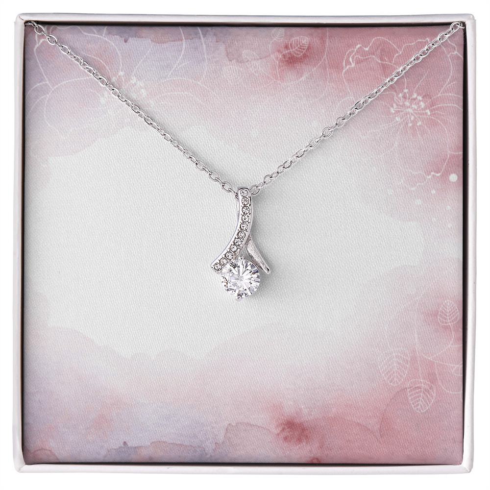 Alluring Beauty Necklace-  GOLD FINISH - SALE!