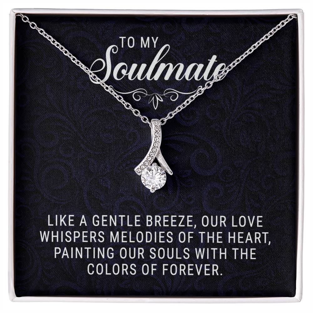 To My Soulmate - Allruing Beauty Necklace- GOLD FINISH