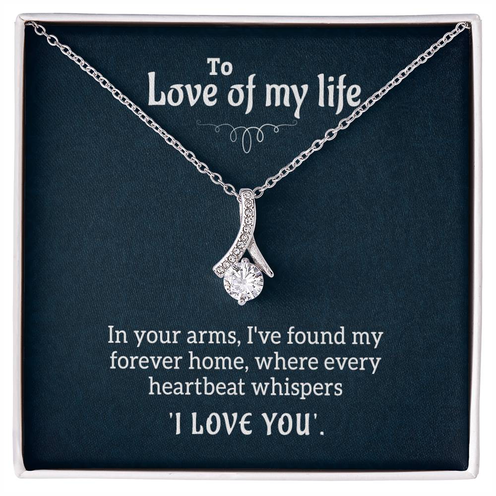 The Love Of My Life - Alluring Beauty Necklace- GOLD FINISH