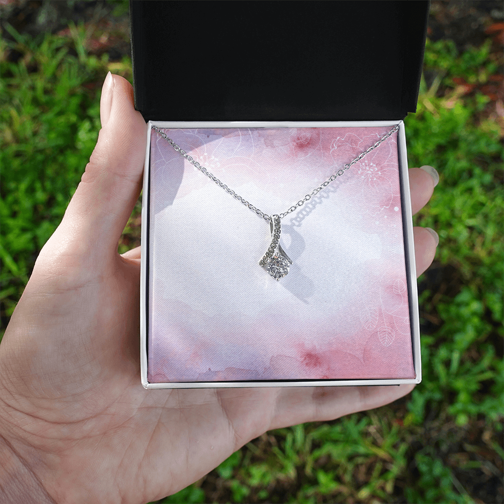 Alluring Beauty Necklace-  GOLD FINISH - SALE!
