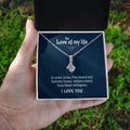 The Love Of My Life - Alluring Beauty Necklace- GOLD FINISH