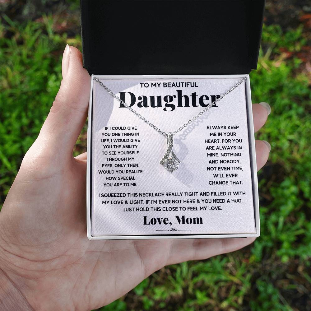 My Daughter My Everything - Alluring Beauty Necklace - GOLD FINISH