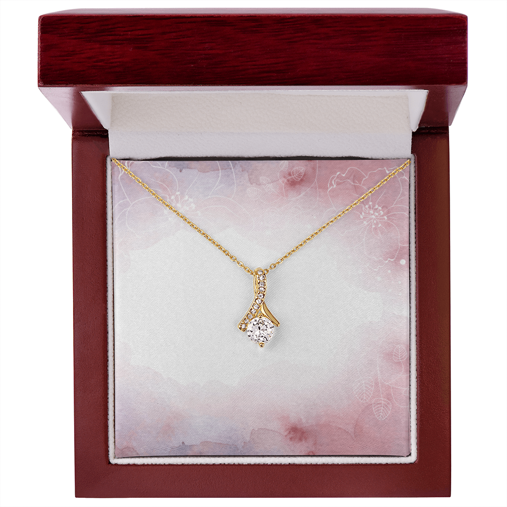 Alluring Beauty Necklace-  GOLD FINISH - SALE!