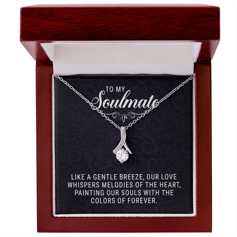 To My Soulmate - Allruing Beauty Necklace- GOLD FINISH