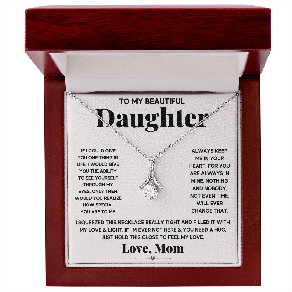 My Daughter My Everything - Alluring Beauty Necklace - GOLD FINISH