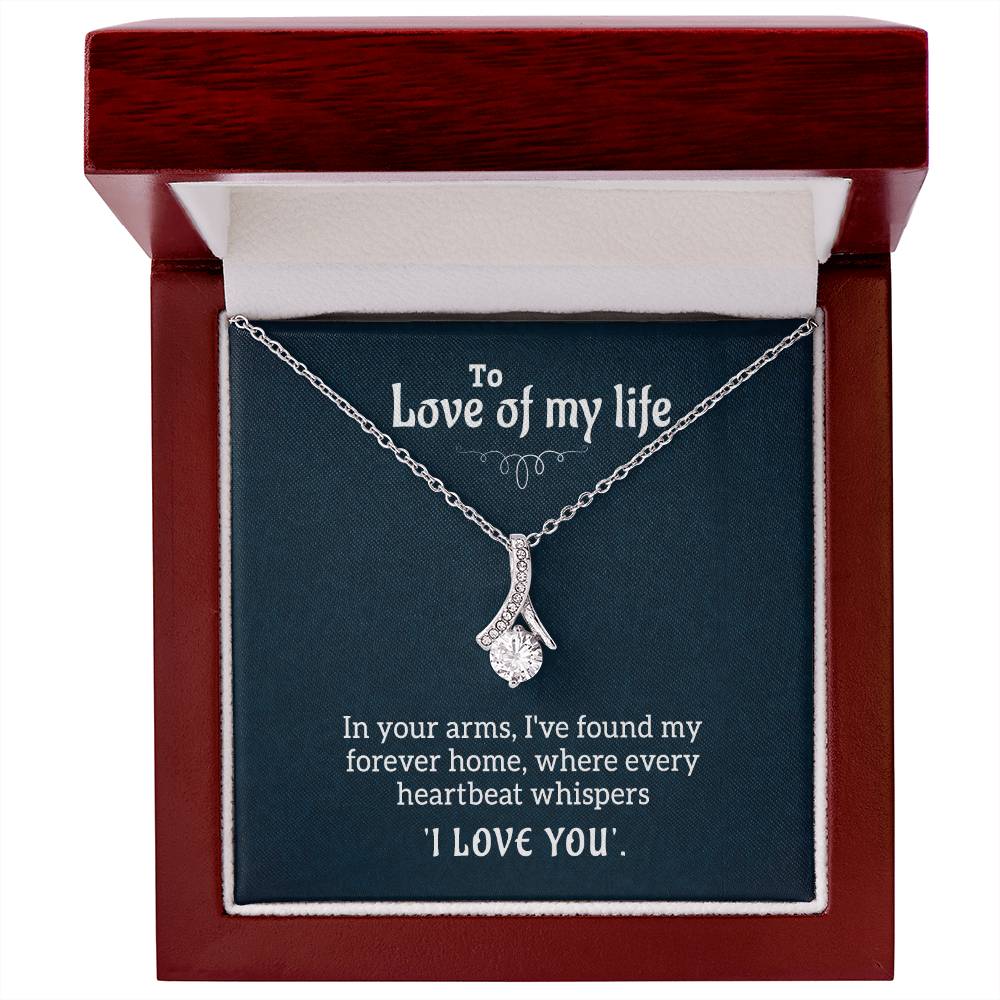 The Love Of My Life - Alluring Beauty Necklace- GOLD FINISH