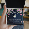 Forever Grateful - Love Knot Necklace- GOLD FINISH