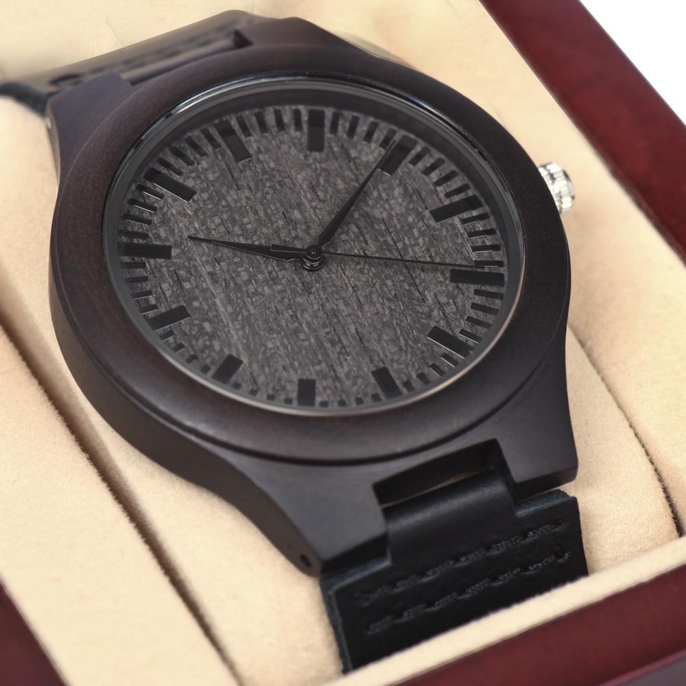Dad's Love - Wooden Watch - SALE
